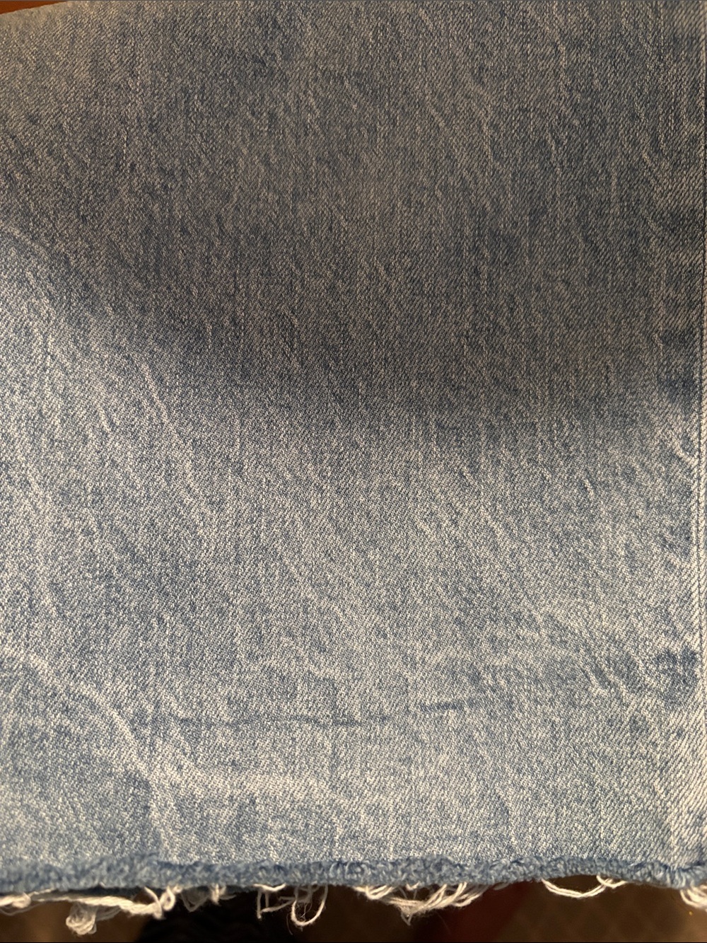 J. Crew Factory Light Blue Wide-Leg Jeans with Raw Hem - Picture 9 of 11